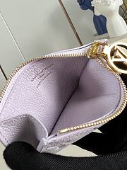 Louis Vuitton Romy Monogram Empreinte Card Holder Purple - 6