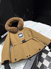 Moncler Women Jacket In Brown Color - 1