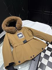 Moncler Women Jacket In Brown Color - 3