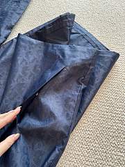 Dior Men's Monogram Lapel Jacket Dark Blue - 4