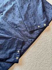 Dior Men's Monogram Lapel Jacket Dark Blue - 3