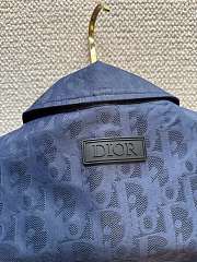 Dior Men's Monogram Lapel Jacket Dark Blue - 2