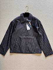 Dior Men's Monogram Lapel Jacket Black - 1