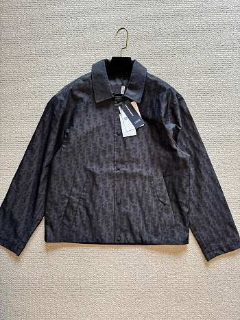 Dior Men's Monogram Lapel Jacket Black