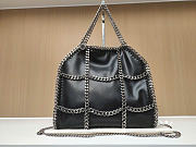 Stella McCartney Falabella Chain Cage tote bag in black - 5