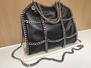 Stella McCartney Falabella Chain Cage tote bag in black - 2