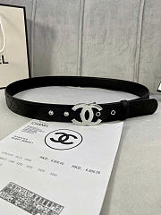 Chanel Belt In Black Color-3 cm - 1