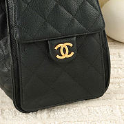 Chanel Small 25 Hobo Bag Black Caviar In Black - 2