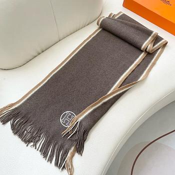 Hermes cashmere scarf 03