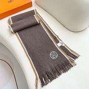 Hermes cashmere scarf 03 - 6