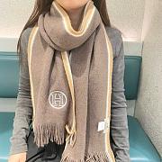 Hermes cashmere scarf 02 - 6