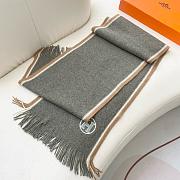 Hermes cashmere scarf 02 - 5