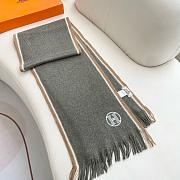 Hermes cashmere scarf 02 - 4
