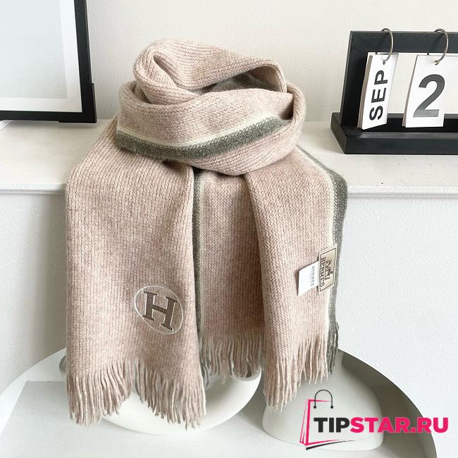 Hermes cashmere scarf 01 - 1