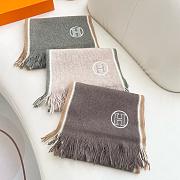 Hermes cashmere scarf 01 - 6