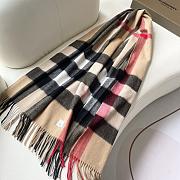 Burberry Winter Plaid Cashmere Scarf With Tassel 04 - 1