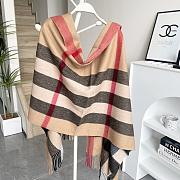 Burberry Winter Plaid Cashmere Scarf With Tassel 04 - 6