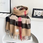 Burberry Winter Plaid Cashmere Scarf With Tassel 04 - 4