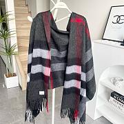 Burberry Winter Plaid Cashmere Scarf With Tassel 02 - 4