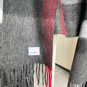 Burberry Winter Plaid Cashmere Scarf With Tassel 02 - 2