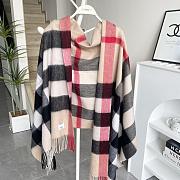 Burberry Winter Plaid Cashmere Scarf With Tassel 01 - 4