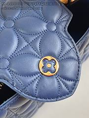Louis Vuitton Capucines BB dark blue four-leaf clover chain - 5