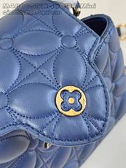 Louis Vuitton Mini Capucines Taurillon Dark Blue Clover Chain - 3