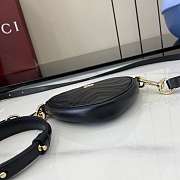 Gucci GG Marmont mini bag in Black leather - 5