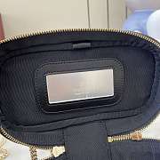 Gucci GG Marmont mini vanity bag Black matelassé chevron leather - 3