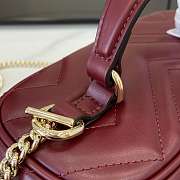 Gucci GG Marmont mini vanity bag Rosso Ancora red matelassé chevron leather - 5