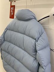 Moncler CITALA Short Down Jacket with Nylon Lining and Stand-Collar Quilted In Blue - 2