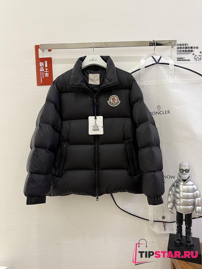 Moncler CITALA Short Down Jacket with Nylon Lining and Stand-Collar Quilted In Black - 1