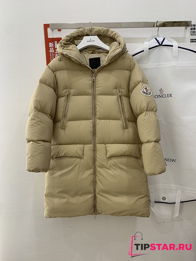 Moncler Autumn/Winter Down Jacket In Beige - 1