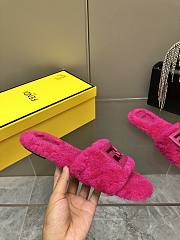 Fendi Lady Wool Slippers 10 - 6