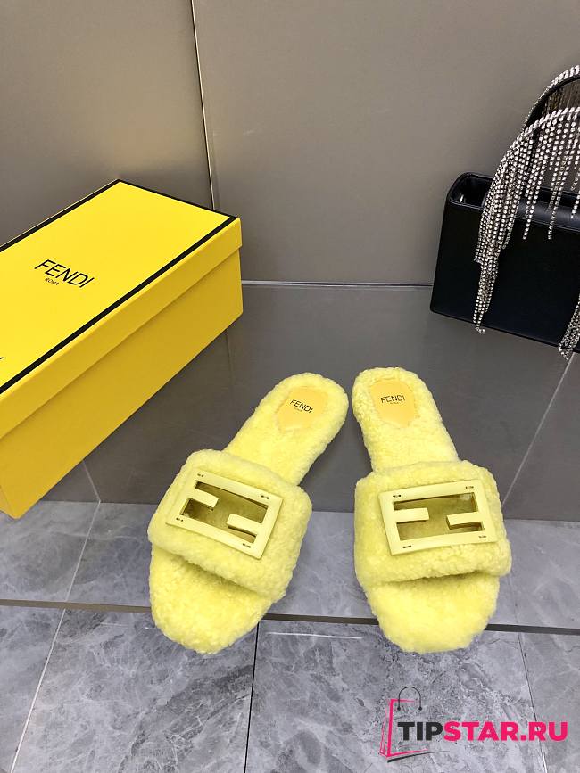 Fendi Lady Wool Slippers 03 - 1