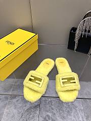 Fendi Lady Wool Slippers 03 - 1