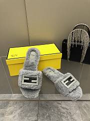 Fendi Lady Wool Slippers 02 - 2