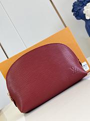 Louis Vuitton Cosmetic Pouch MM Dark Red - 1