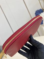 Louis Vuitton Cosmetic Pouch MM Dark Red - 6