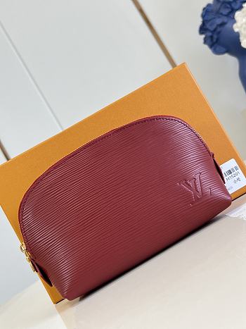 Louis Vuitton Cosmetic Pouch PM Dark Red