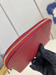 Louis Vuitton Cosmetic Pouch PM Dark Red - 6