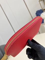 Louis Vuiton Cosmetic Pouch MM Rouge Louis - 6