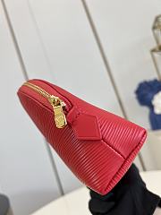 Louis Vuiton Cosmetic Pouch MM Rouge Louis - 5