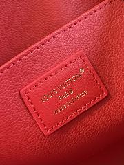 Louis Vuiton Cosmetic Pouch MM Rouge Louis - 4