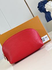 Louis Vuitton Cosmetic Pouch PM Rouge Louis - 1