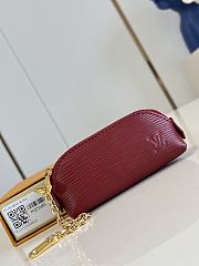 Louis Vuitton Cosmetic Lipstick Pouch In Dark Red - 1