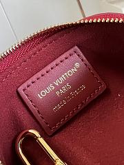 Louis Vuitton Cosmetic Lipstick Pouch In Dark Red - 2