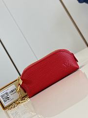 Louis Vuitton Cosmetic Lipstick Pouch In Red - 1