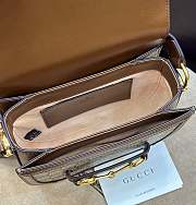 Gucci Mini Horsebit 1955 Shoulder Bag Brown - 3