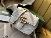 Gucci GG Marmont Mini Shoulder Bag White - 1